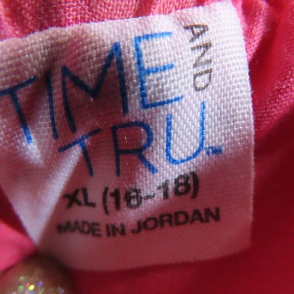 Time And Tru Womens XL Seersucker Shorts Paperbag Waist High-Rise Rose Pull On - Picture 9 of 11